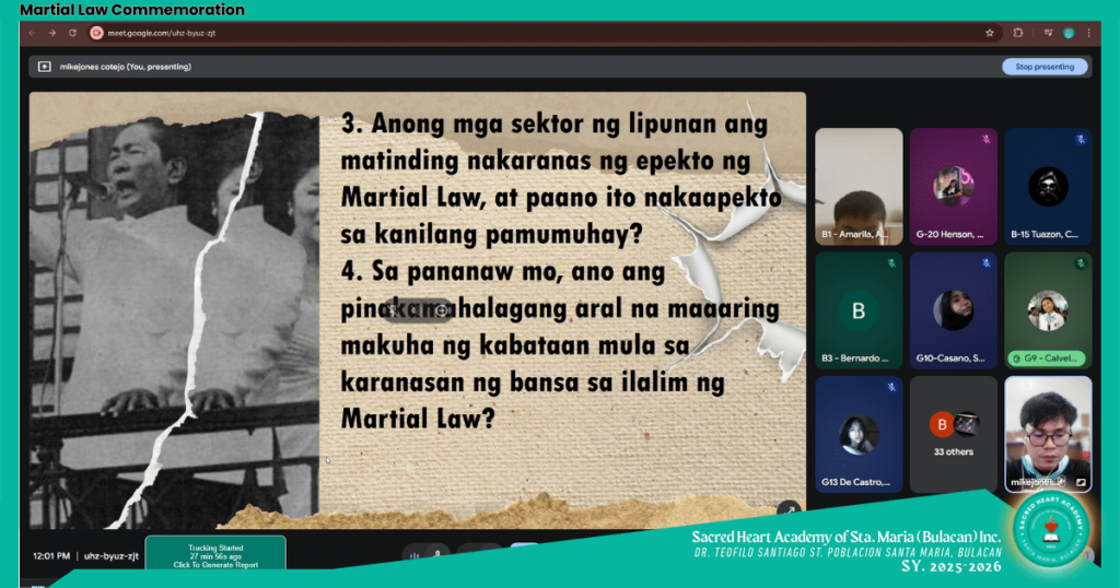 Martial Law Commemoration